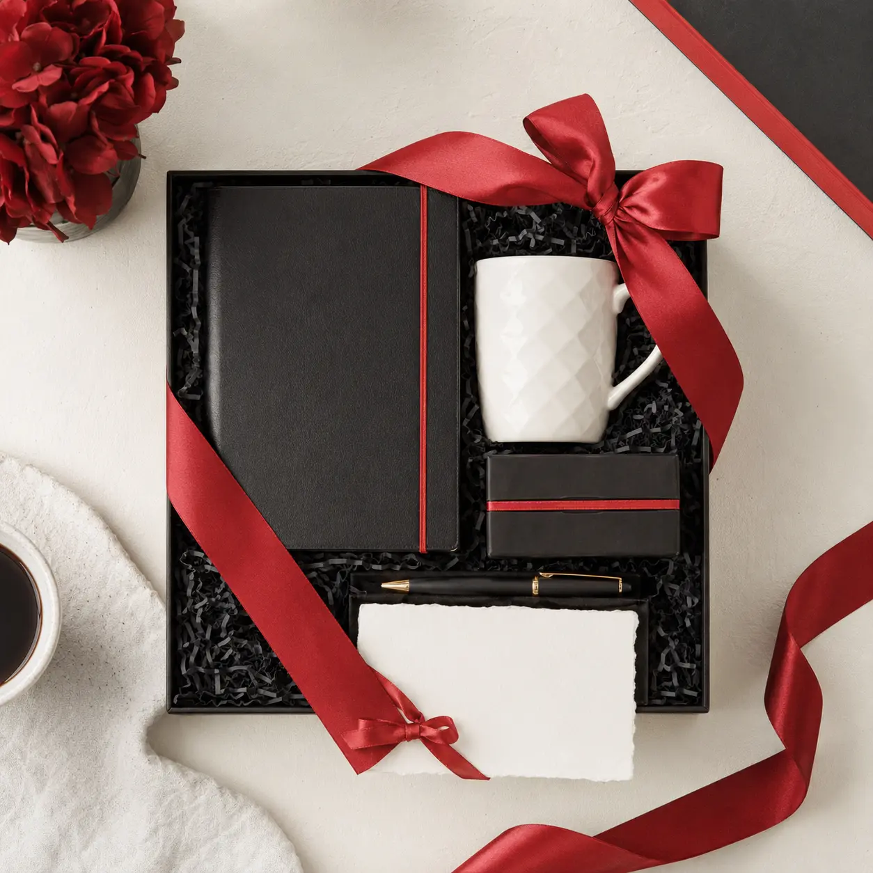 Premium corporate gifts arranged by Gifted Delites